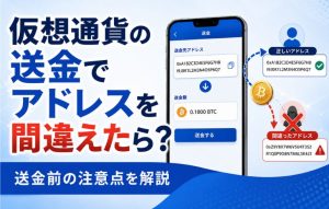 仮想通貨の送金でアドレスを間違えたら？送金前の注意点を解説